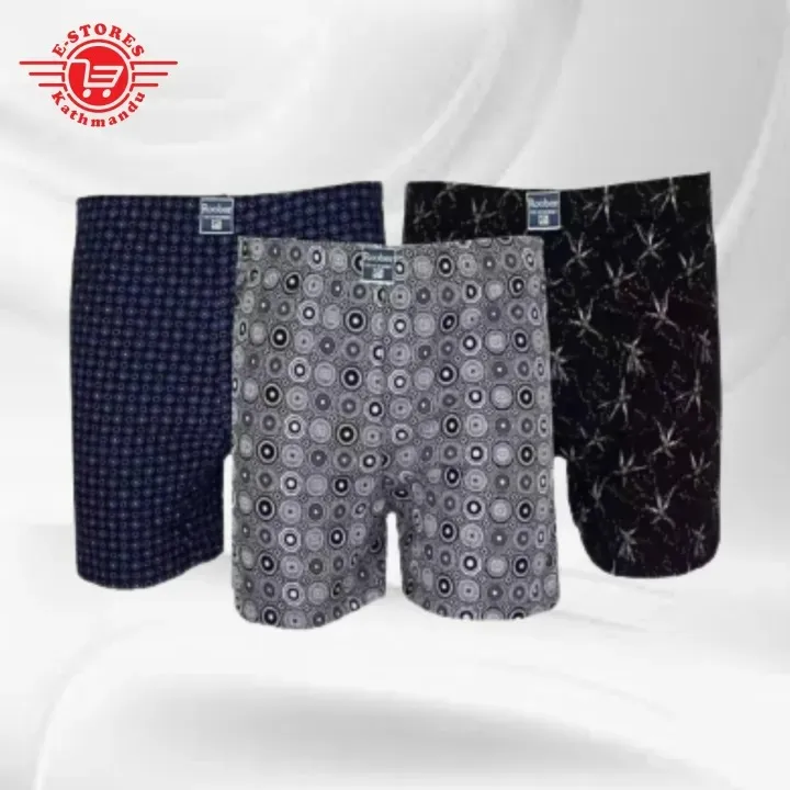 Apparels & Fashion :: Men's Wear :: Men's Undergarments & Socks :: Underwear  for Men :: Pack Of 3pcs Roober Cotton Boxer For Men - Biz bazar, online  shopping bazar