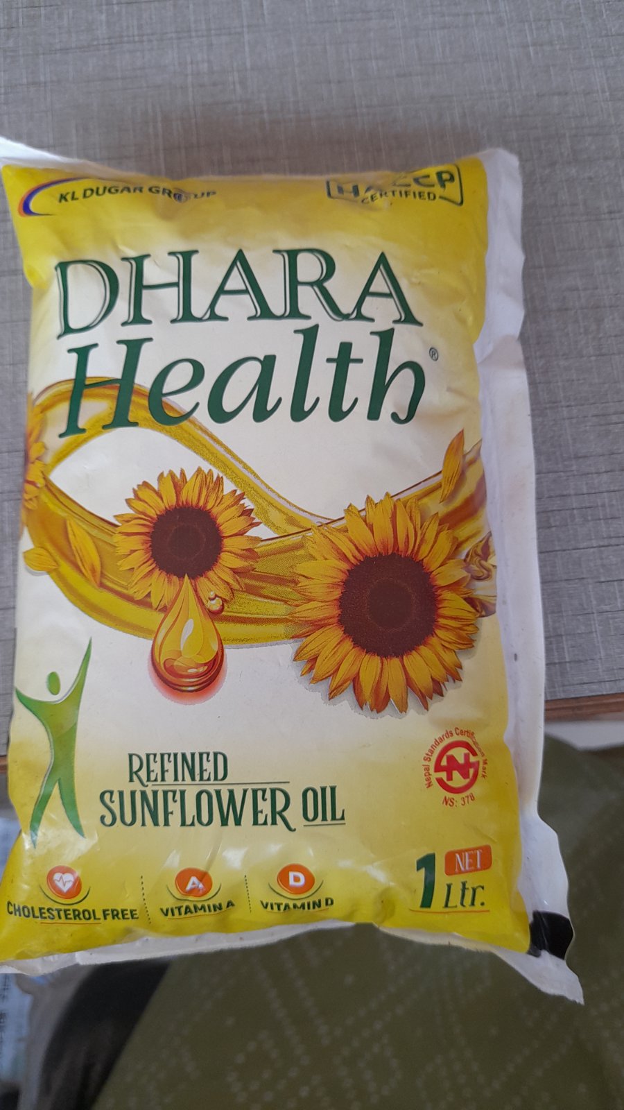 Buy Online Dhara Health Sunflower Oil 1 L at