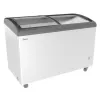 Midea  254 Liter Curved Glass Chest Freezer