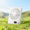 Hoco HX607 Ultra-Slim Portable Desktop Fan With 100-Level Adjustable Airflow And LED Digital Display