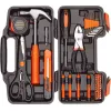 39 Piece Tool Set General Household Hand Tool Kit with Plastic Toolbox Storage Case