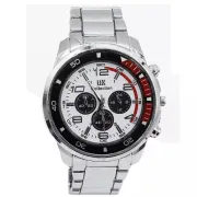 Chronograph Design White Dial Fancy Watch For Men