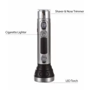 JY-2078  4 In 1 Multifunctional Lithium Battery Shaver Flashlight with 2W Aluminum Light Cup+3W Side Light Shaver