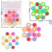Masala Beads New Trend Running Whirling Fingertip Gyro Relief Stress Fidget Hand Spinner Toy With Simple Dimple Popit Children Stress Relief Pop Toys