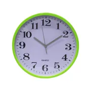 Neon Green Round Wall Clock