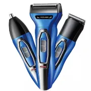 NIKAI 3 In 1 Multifunctional Rechargable Shaver/Hair Clipper/Nose Trimmer - Nk- 7160