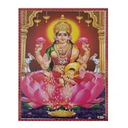 Puja Samagari:-Laxmi Photo Dimesion:-6.5"*1.5*10"