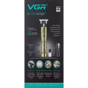ORIGINAL VGR V-091 Steel Cordless Clipper Professional Hair Trimmer Rechargeable Hair Clipper