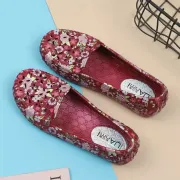 Summer Women Hollow Jelly Shoes Slip On Ballet Flats Fashion Soft Light Slides Ladies Comfortable Shoes