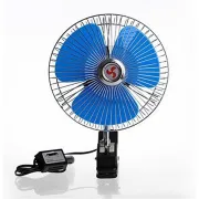 8 Inch 12V Dc Battery Clip And Screw Fan - Auto Rotation