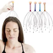 Head Massager Healing Neck Claw Massage Anti-stress Pain Relief Octopus Scalp Relax Spa Headache Stimulate Blood Circulate