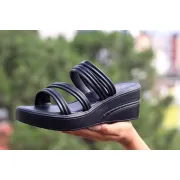 New Fashion Casual Wedge Heel Ladies Luxury 2024 Soft PU Sandals