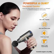 Massage Gun For Full Body Relaxation Deep Tissue Percussion Massager Machine For Muscle Relaxation Battery Powered And Handheld For Neck, Shoulder, Back, Foot