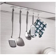 Pack of 12 Multipurpose Adhesive Sticker Hook for Kitchen/Bathroom/Utensil Holder - Best Quality