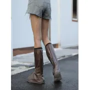 Plastic Long Waterproof Shoes Cover Over The Knee Shoes Cover for Unisex