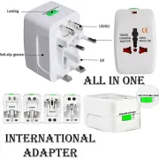 All in One International Plug Adaptor Port / Universal Travel Ac Adaptor AU US UK EU Converter Plug | Travel Adaptor