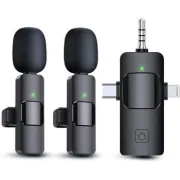 K15 Wireless Microphone with Noise Reduction for Phone Camera