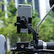Motorcycle mobile phone holder Multifunctional aluminum alloy mobile phone holder Motor bike navigation mobile phone holder