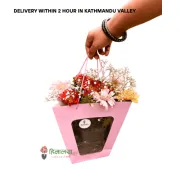 Gerbera Flowers Hand Bag