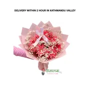 Ethereal Pink Gerbera Bouquet