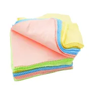 100Pcs Microfiber Sunglasses Eyeglasses Glasses Cleaning Cloth Lens Cleaner Lens Cleaner