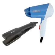 Hair Dryer & Straightener Combo