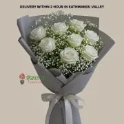 White Rose Premium Bouquet