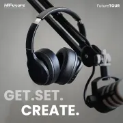 HiFuture Future Tour Headphone | 40 Hours Playtime | Hybrid ANC | Comfortable Foam Cover | Low Latency Wireless Connectivity | AUX Cable