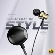 HiFuture MI5 Premium Quality Wired Earphone | 10mm Titanium Speaker Diameter | Type-C Audio Jack | Hands-Free Calling Function - LanizHub