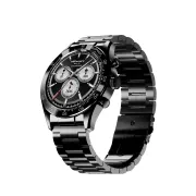 HiFuture Go-Pro2 Smartwatch | 1.32" Amoled Display | 1 ATM Water Resistance | Wireless Calling | 10 Days Battery Backup | Stainless Steel | Dual Core CPU | AI Enhanced Health Monitoring | Powered By Syntra AI