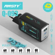 GAN 75Watt (type c to iphone) superfast charging 99% Q-093-PI