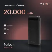 2MUCH 20,OOOMAH POWER BANK || TPB-1504