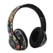 L750 Bluetooth Headset, RGB Lamp Gaming Headphone, Support Memory Card Linein Mode Headset with Microphone for PC Laptop