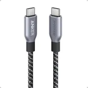 Anker Prime USB C to USB C Cable (240W, Upcycled-Braided)