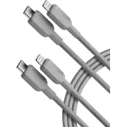 Anker 310 USB C to Lightning Cable(6FT,2Pack, Grey), MFi Certified for iPhone 14 Series, and More(Charger Not Included)