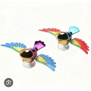 Colorful Flying Bird Toy with Flapping Wings