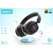 ANSTY H-006 Wireless Headphone with Bass Stereo |Bluetooth V5.3| MULTI-MODE NOISE CANCELLATION