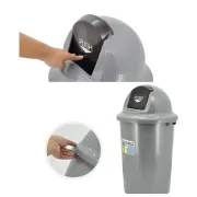 Push Lid Plastic Dustbin-32L