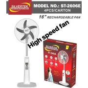 Silvertek 16" Rechargeable Fan (ST-2606E)