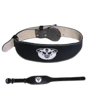 Adjustable Leather Weight Lifting Waist Padded Support Gym Belt One Size Fits All