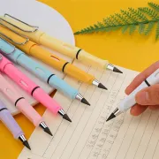 Infinity & Infinite everlasting Pencil with Eraser, Eternal inkless Pencils, Portable Everlasting Reusable Erasable Pencil.