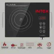 Intex Indo Bolt iB Pro Infrared Cooktop – 2200W High-Power Kitchen Stove