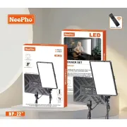NeePho NP-22" LED Video Light / Vlogger Set