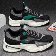 Men's Breathable Sports Shoes Custom Mesh Lining Outdoor Sports Fashion Walking Casual Shoes.