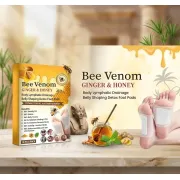 New Bee Venom Foot Patch for Detoxification (2 Pack x 20 Patches) Detox Patches For Feet Amazheal Detox Foot Patchess Bee Venom Foots Patch Pain Relief Stress Relief Sleep Patchess for Men & Women FP_41