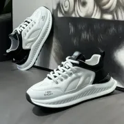 Hot Selling Men's Sneakers High Quality Casual Sports Shoes with Breathable Mesh Lining Rubber Sole