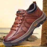 Leather Men Shoes Luxury Brand England Trend Casual Shoes Men Sneakers Italian Breathable Leisure Male Footwear Chaussure Homme