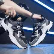 Men's Shoes New Mesh Breathable Wear-Resistant Versatile Sports Casual Running Trendy Sneakers