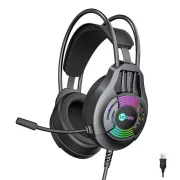 Lenovo HT406 Wired USB Gaming Headset  RGB LED And Mic