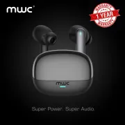 MWC ASVA Pro Ultra Premium Bluetooth Earbuds TWS Hybrid ANC (6 Mics) 10mm Driver